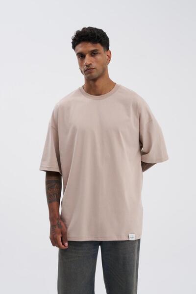 Machinist تي شيرت رجالي من القطن الفاخر قصة فضفاضة من بيزك ستون