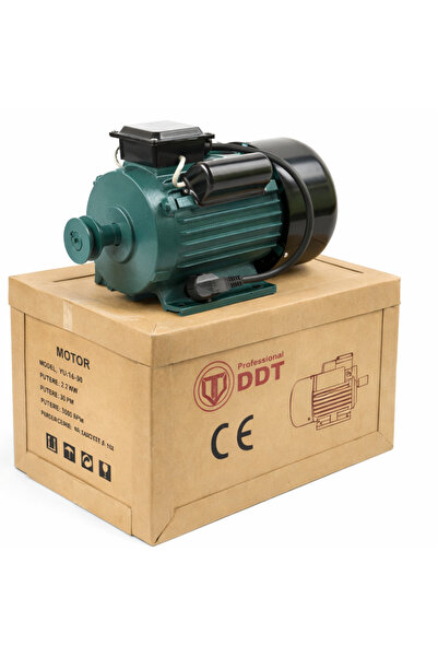 DDT Motor electric monofazat cu fulie inclusă, PROFESIONAL, 4000 W, 3000 rpm,...