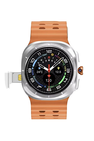 yollayenilensin HW-S12 4G Sim Kartlı BTK Kayıtlı AMOLED Akıllı Saat | 360 Kam...