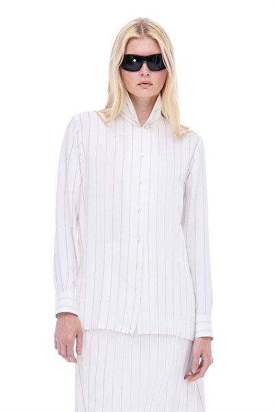 Perspective Aponias Comfortable Fit Striped Pattern Standard Size Fitting Sle...