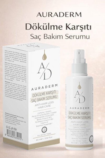 Ad Auraderm Auraderm Dökülme Karşıtı Saç Bakım Serumu 60 ml