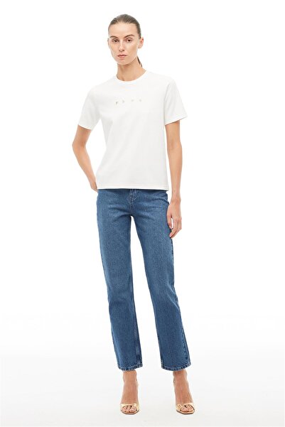 Perspective 100% Cotton Ecru T-Shirt