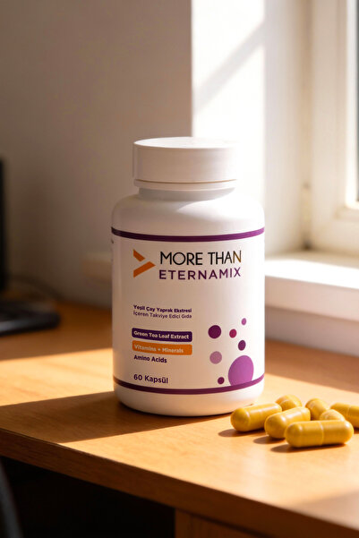 MORE THAN Eternamix Yeşil Çay Ekstresi 60 Kapsül
