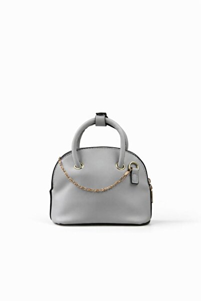 Tandi Bags Mia Zincirli Gri El Ve Çapraz Çanta