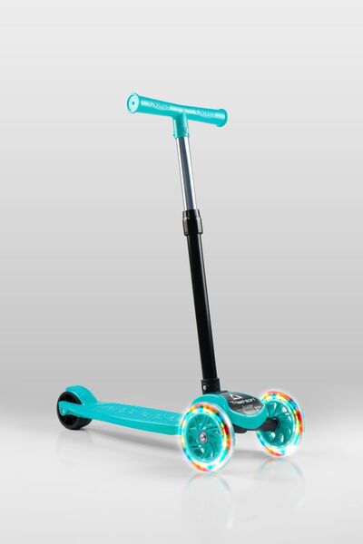 Triathlon T212-M Katlanabilir LED Işıklı Scooter | Ayarlanabilir Yükseklik | ...