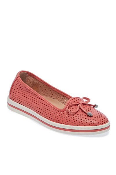 Tergan Turuncu Hakiki Deri Kadın Babet - K24I1AY67350-J76