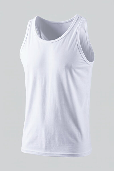 Verahed Classic Strappy 12-Pack Lycra 100% Cotton White Men's Undershirts