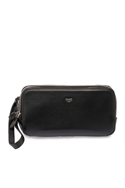 Tergan Siyah Hakiki Deri Erkek Portföy Çantası - S1PC00021495-A6F