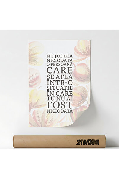 21mxm Poster Religios în Lb Română – Print Digital Neînramat pe Pânză - Nu Ju...