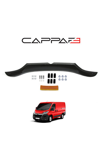 Cappafe Citroen Jumper Ön Kaput Koruyucu Rüzgarlığı 4mm Akrilik (abs) Piano B...