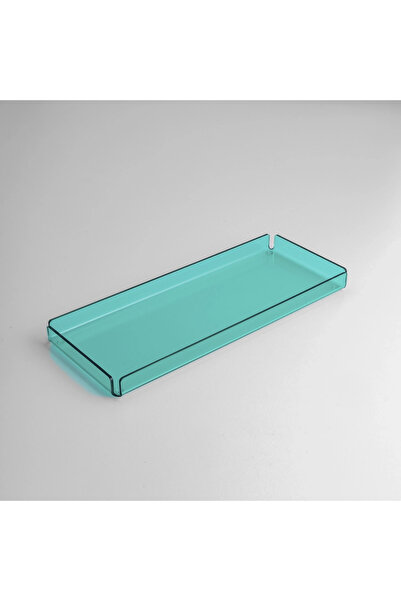 Qua Home Esbo Pleksi Tepsi Yeşil 40x17 cm