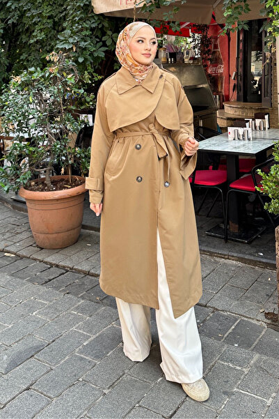 Ovn. معطف سولي - لون جملي