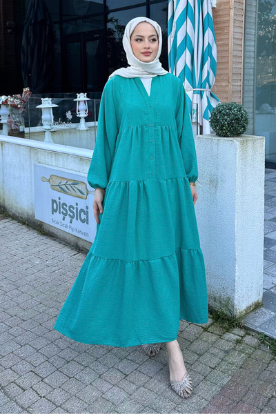 Ovn. روبا الفيروزية - فستان أليس طبقة بطبقة