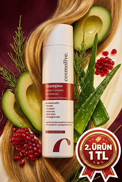 Cosmolive Saç Için Kolay Tarama- Saç Teli Güçlendirici Hair Conditioner Kerat...