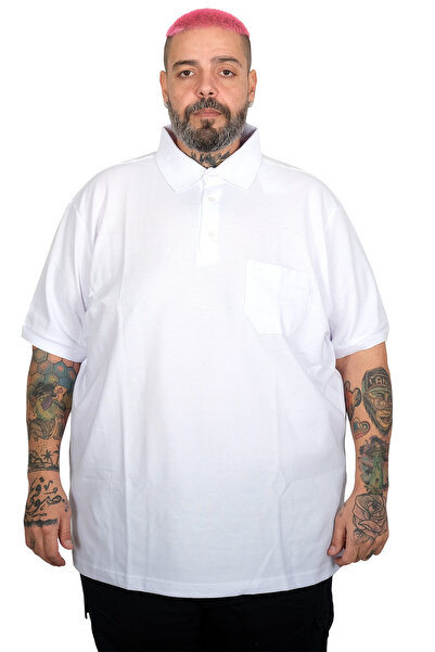 ModeXL Mode Xl Battal Size Ανδρικό Tshirt Polo Neck Pocket Classic Pike 20552...