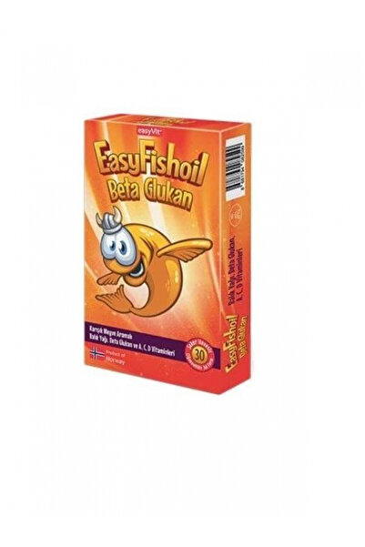 Easy Fishoil Easyfishoil Beta Glukan Karışık Meyve Aromalı 30 Jel Tablet