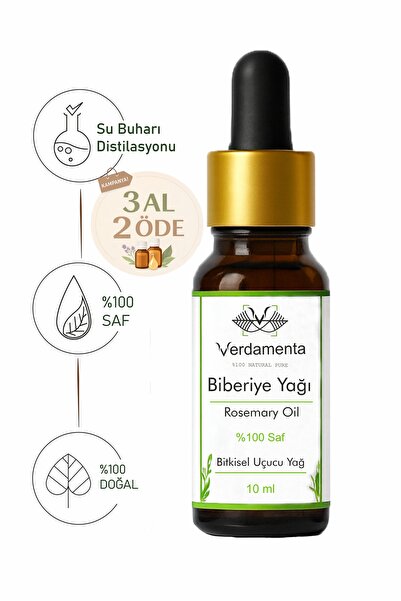 verdamenta زيت إكليل الجبل النقي والطبيعي 100% - زيت إكليل الجبل 10 مل