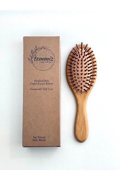 Temmiz Bambu Saç Fırçası