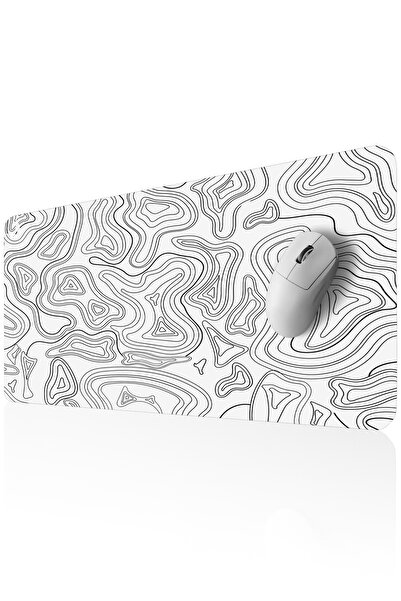 GoLite Classic - 70x30 Topography B Gaming Oyuncu Mouse Pad Kaymaz Taban Büyü...
