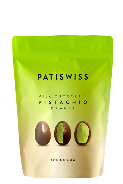 Patiswiss Sütlü Antep Fıstığı Draje, 80g