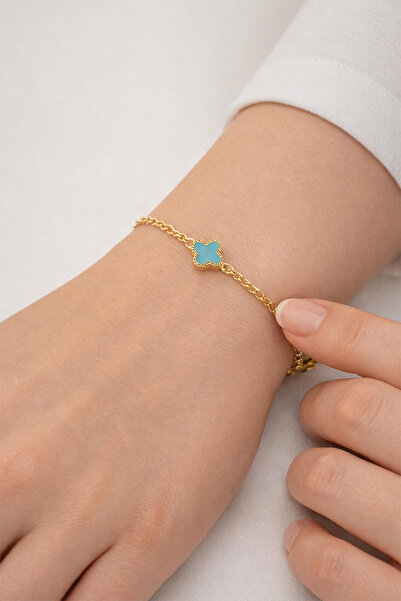 Bilezikci Yoncalı 14 Ayar Altın Spor Bileklik