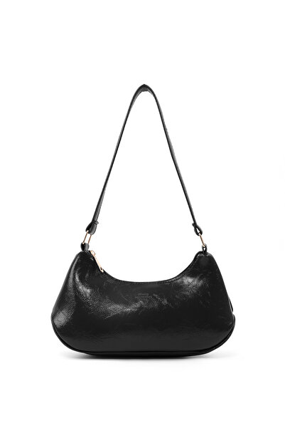 SHAKA Wrinkled Textured Black Shk280 Zippered Single Compartment, Hand, Arm a...