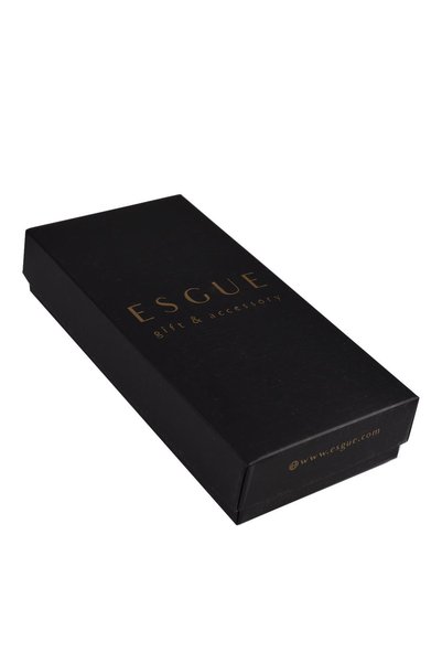 Esgue 7.5cm Classic Pattern Blue & Navy Blue Tie & Handkerchief