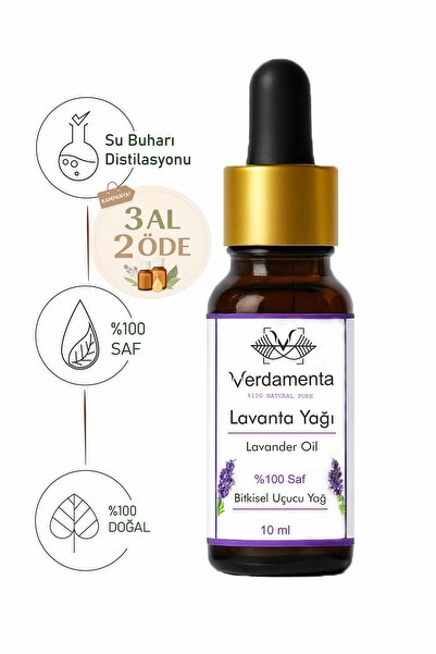 verdamenta %100 Saf Ve Doğal Lavanta Yağı 10 ml Bitkisel Aromaterapi Lavanta ...