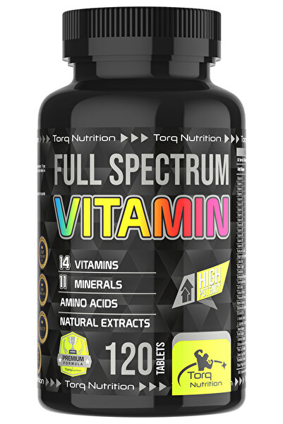 Torq Nutrition Full Spectrum Vitamin 120 Tablet | Multivitamin - Multimineral