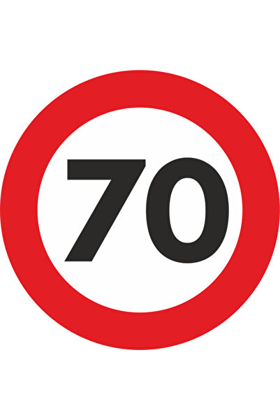 Avex Autocolant Sticker "Limita Viteza" Reflectorizant - 70km/h