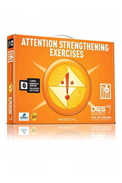 Adeda Yayınları Dikkati Güçlendirme Seti - Anasınıfı – 6 Yaş Ingilizce