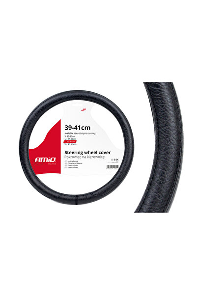 AMIO Husa volan neagra SWC-16-L (39-41cm)