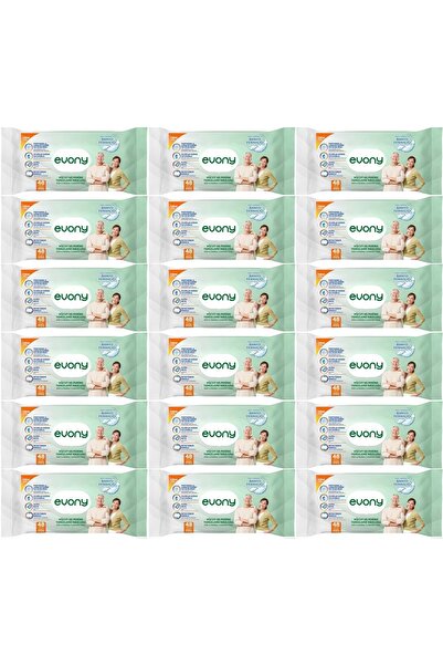 Evony Hasta Vücut Perine Temizleme Islak Mendil Havlu 48 Yaprak XL Banyo Fera...