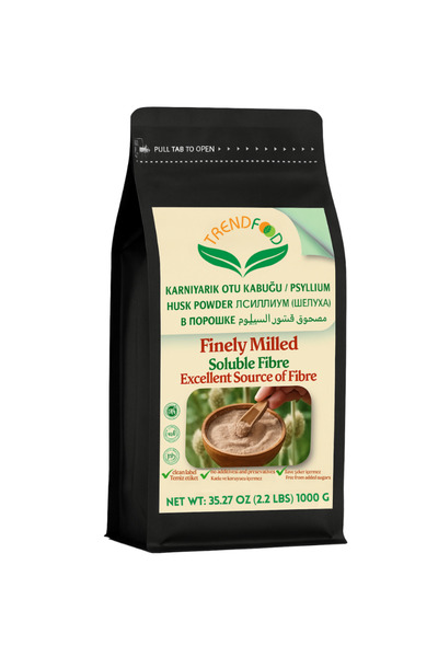 TREND FOOD %100 Doğal Psyllium Husk Powder (KARNIYARIK OTU KABUĞU TOZU) | Glu...
