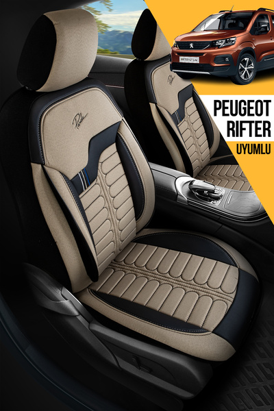 Panda Kılıf PANDA ŞİLİ SERİSİ İNGİLİZ JAKAR KUMAŞ PEUGEOT RİFTER UYUMLU OTO K...