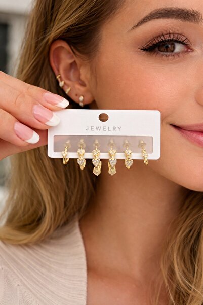 Jack Ferrero KADIN ÇELİK RENK ATMAZ  KÜPE