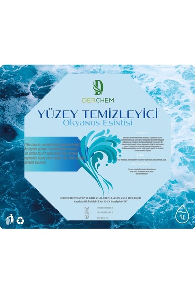 DERCHEM YÜZEY TEMİZLEYİCİ (OKYANUS ESİNTİSİ) 1 LT