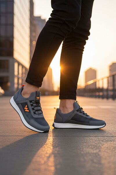 WALKWAY Ανδρικά αθλητικά παπούτσια Smoked Lock Lace-Up ελαφριά εύκαμπτα Apoll...