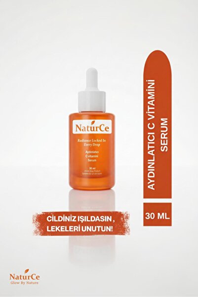 Naturce Aydınlatıcı C Vitamini & Ferulik Asit Serumu - Leke Karşıtı, Canlandı...