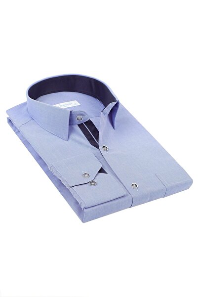 Fitmens قميص رجالي كلاسيكي بأكمام طويلة من فيلافيل بيتيرايلي سويفت مع علبة هد...