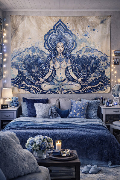 Vendini Kaliteli Kumaş , Canlı Renkler Duvar Örtüsü Duvar Halısı Wall Tapestry