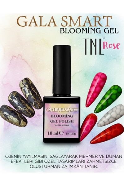 gala smart Blooming Gel Watercolor Blooming Jel Oje Nail Art Jeli Sulu Boya E...