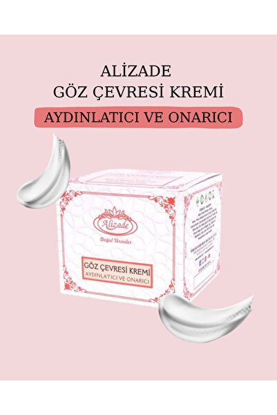 Alizade Göz Çevresi Kremi Aydınlatıcı Ve Onarıcı %100 doğal bitkisel yağlar i...