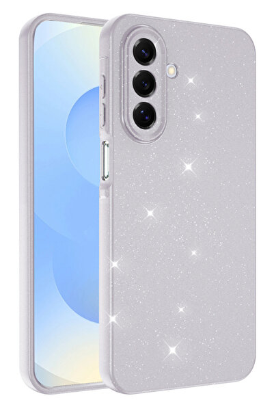 Rivor Samsung Galaxy A26 Uyumlu Kılıf 3D Kamera Korumalı Simli Işıltılı Renkl...