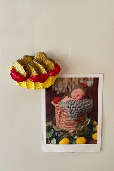 Jovial Hediyelik 1 Adet Buzdolabı Magnet El Emeği (Fotoğraf ve Not tutucu)