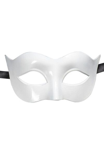Skygo White Color Masquerade Costume Party Venetian Ball Mask