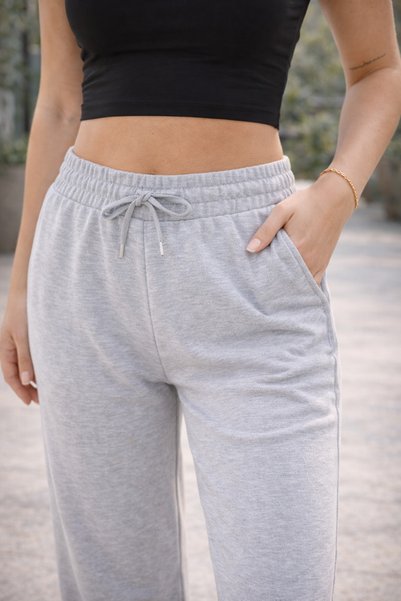 Findify Store Women's Two-Thread Oversize Elastic Leg Modal Sweatpants – Comfortable Fit S-2Xl