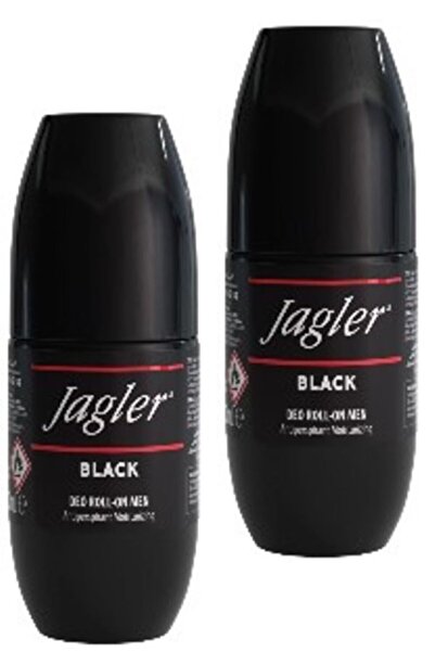 Jagler Black Roll-On Deodorant 50 ml – Kalıcı Koruma ve Şık Koku 2 ADET