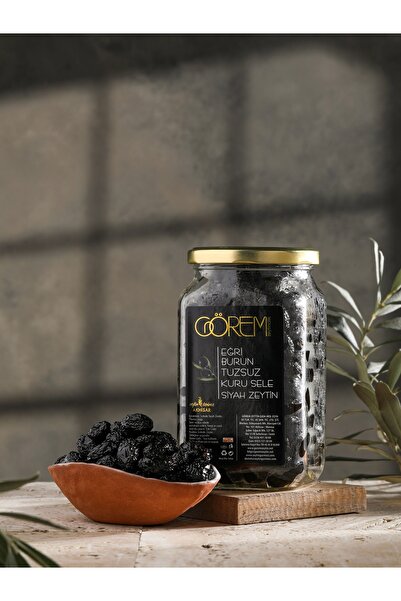 Görem Zeytin 2025 Taze Tuzsuz Eğriburun Kuru Sele 500 Gr.