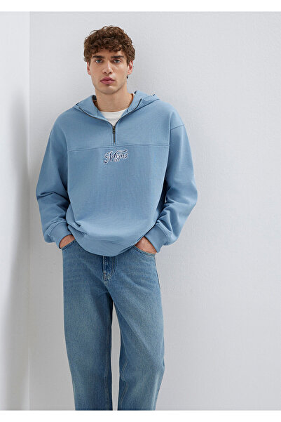 Mavi Mvjns Embroidered Half Zipper Sweatshirt 0S10543-86998